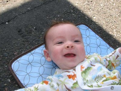 Our smiley little guy