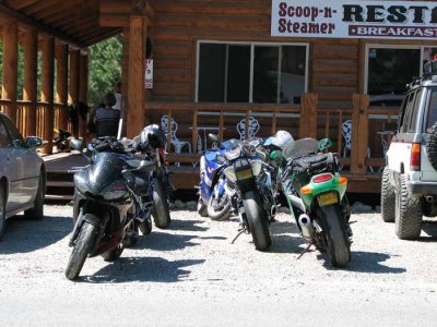 Bikes at lunch