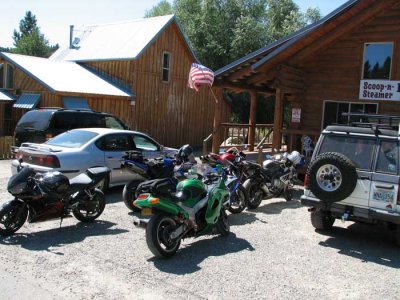 Bikes at lunch