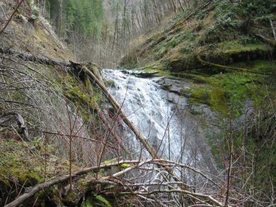 Waterfall along Deerfence