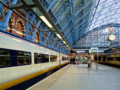 London, Boarding Eurostar for Paris