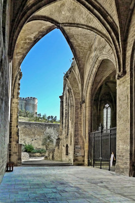 Avignon, La Chartreuse, view on Grande Bastide