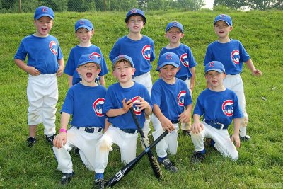 June 7, 2011 Tee Ball Cubs Team Photo