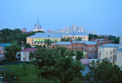 Khabarovsk at dusk