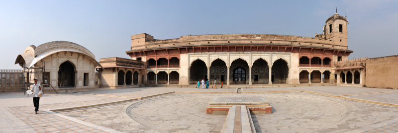 Shish Mahal Panorama, Lahore Fort