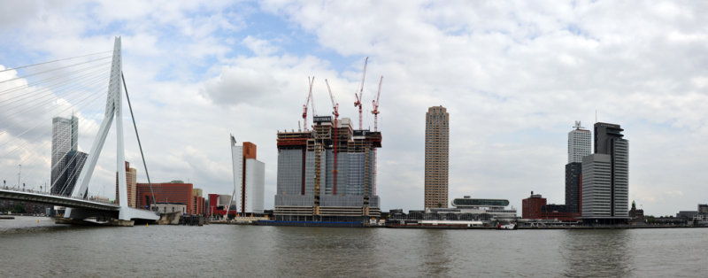 Panorama of the Nieuwe Maas from the Spido Quay, Rotterdam