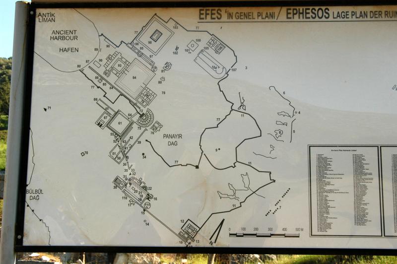 Map of Ephesus