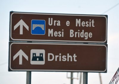 The Mesi Bridge, Ura e Mesit in Albanian, is around 6 km NE of Shkodr