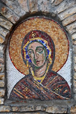 Mosaic of the Virgin Mary, Dobrun Monastery
