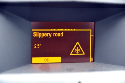 Slippery road - 2.5C