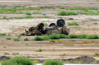 Wrecked vehicle