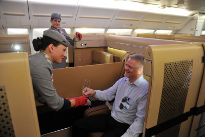Suites of the Etihad A340-600