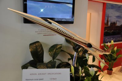 Aerion supersonic (Mach 1.6) business jet