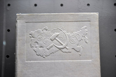 Book cover with a map of the USSR