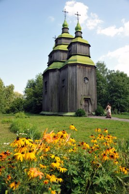 St Paraskeva Church is made of oak