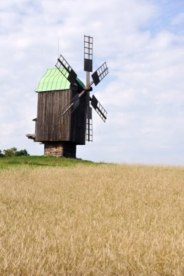 1907 windmill from Nurove village in Bakaliyskyi district, Kharkivska Region