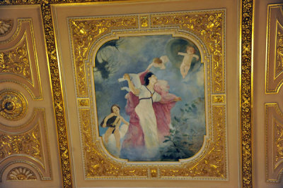 Ceiling of the foyer of the Lviv Opera House