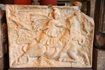 Stone relief - The Mithras Cult, 2nd-3rd C. AD