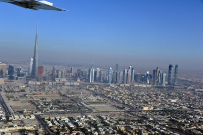 Jumeirah with the Burj Khalifa