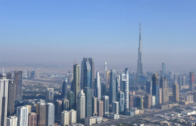 Sheikh Zayed Road with Burj Khalifa