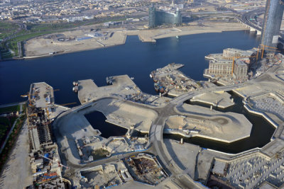Between the Garhoud Bridge and Business Bay Crossing