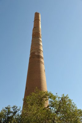 Genghis Khan left only 1 minaret of the great mosque standing