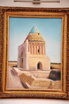 Painting of Konye-Urgenchs Sultan Tekesh Mausoleum