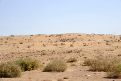 Crossing the Karakum Desert of Turkmenistan