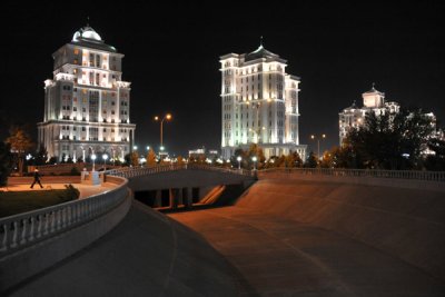 President Niyazov decided Ashgabat needed a river so he had one built