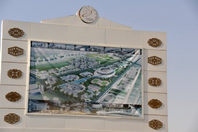 Grand plans for the new sports city in the center of Ashgabat