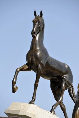 Majestic Ahal Teke horse, Turkmenistan