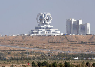 The impressive Wedding Palace, Ashgabat