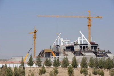 Ashgabat's next great monument under construction
