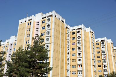 Soviet-era apartment blocks, Ashgabat