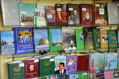 Miras Bookshop with offerings on Turkmenistan
