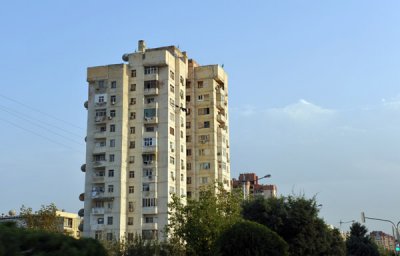 Soviet-era apartment building, Ashgabat