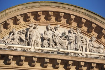 Detail of the western Pediment Sculpture, Birmingham Council House