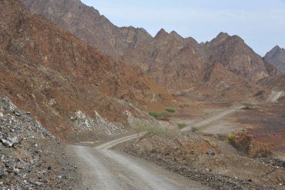 Road from Hatta Pools to Ray and Shuwayhah, Oman