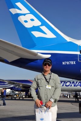 Eric Lemes at the Dubai Airshow