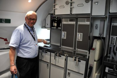 Bombardier CSeries cabin mockup