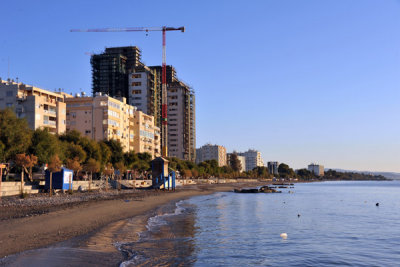 Looking east along the coast of Limassol