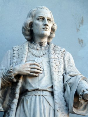 Another statue of Christopher Columbus