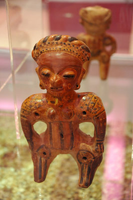 Female figurine with rattles, from Eastern El Salvador, Classic Period