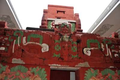 While most old temples are destroyed to form the core of the next larger pyramid-temple, the Rosalila was buried intact