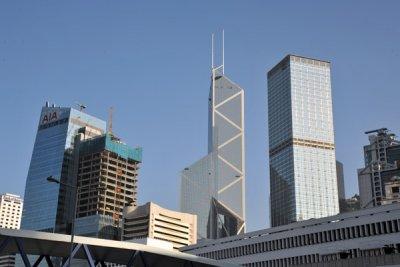 Bank of China Tower and the Cheung Kong Centre, Hong Kong