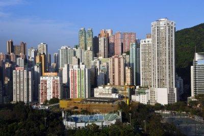 Victoria Park from the Park Lane Hotel, Causeway Bay