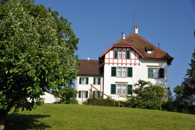 South bank of the Rhine, Stein am Rhein vor der Brugg