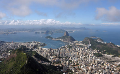 Rio de Janeiro looking east from Corcovado