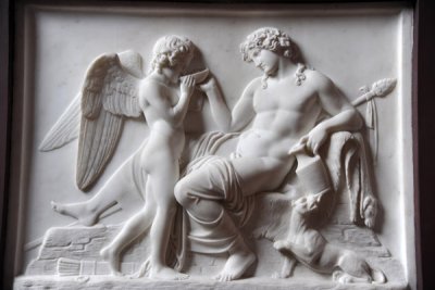Cupid and Bacchus (A797), 1889 from an 1810 model