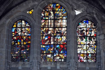 Stained glass windows, Segovia Cathedral